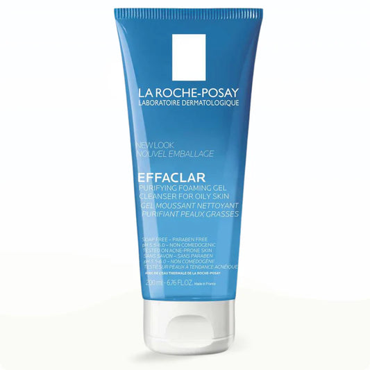 La Roche-Posay Effaclar Gel Facial Wash – Deep Cleansing for Oily and Acne-Prone Skin
