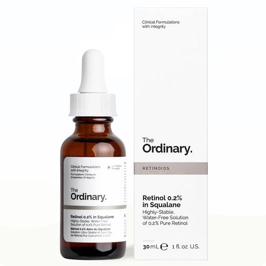 Retinol 0.2% in Squalane – Gentle Wrinkle-Fighting Serum for Smoother, Younger-Looking Skin