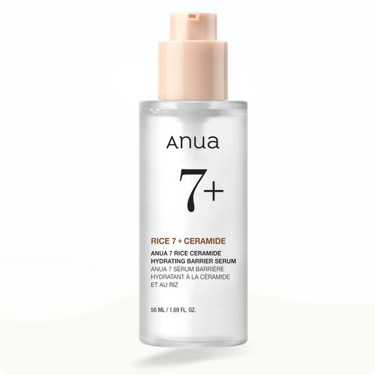 Anua 7+ Rice Ceramide Hydrating Barrier Serum – Deep Hydration for Radiant, Glass-Like Skin