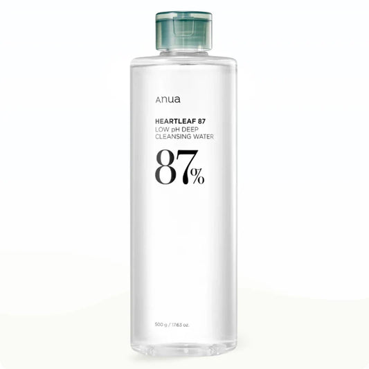 Anua Heartleaf 87% Low pH Deep Cleansing Water – Gentle Yet Powerful Cleanse for Sensitive Skin
