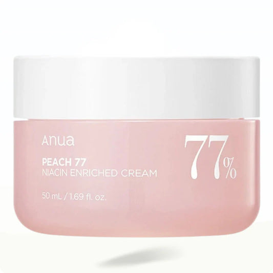 Anua Peach 77% Niacin Enriched Cream – Radiance-Boosting Hydration for Glass Skin