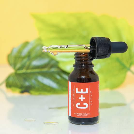Nirvana Botanics Vitamin C + E Serum – 15ml | Anti Acne & Glowing Serum Vitamin C + E