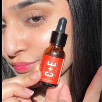 Nirvana Botanics Vitamin C + E Serum – 15ml | Anti Acne & Glowing Serum Vitamin C + E