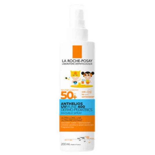La Roche-Posay Anthelios Dermo-Pediatrics Invisible Spray SPF50+ – High Protection for Kids (200ml)