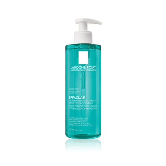 La Roche-Posay Effaclar Micro-Peeling Purifying Gel – Gentle Exfoliating Cleanser for Oily and Acne-Prone Skin