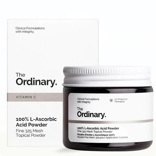 100% L-Ascorbic Acid Powder – Pure Vitamin C Booster for Brighter, Even-Toned Skin