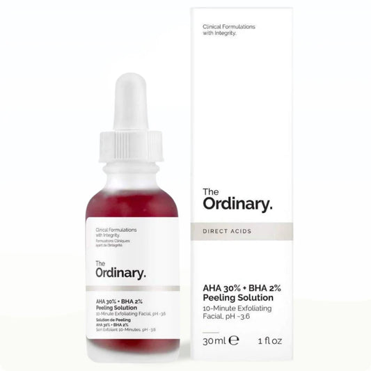 AHA 30% + BHA 2% Peeling Solution – 10-Minute Exfoliating Facial for Radiant Skin